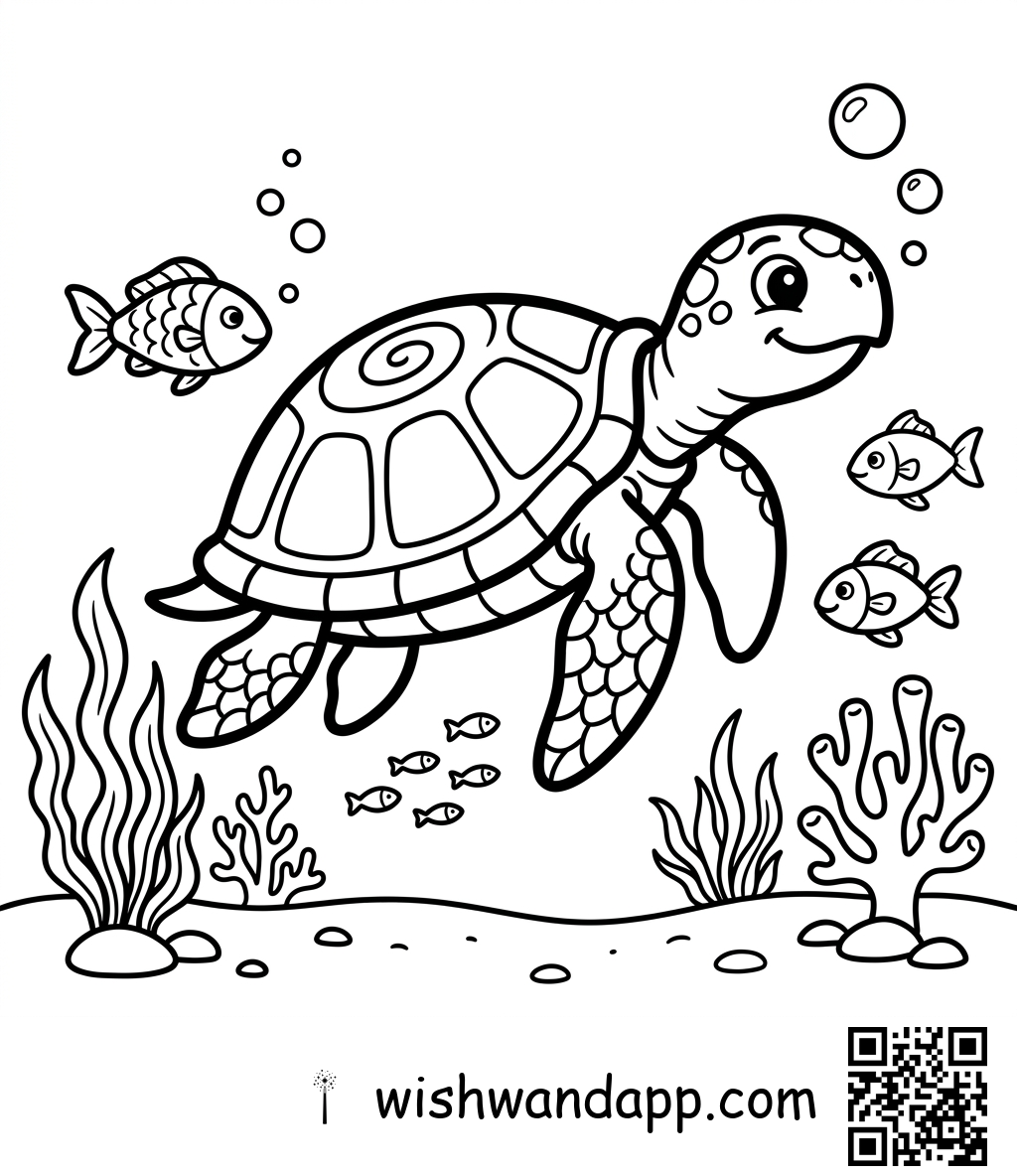 Ocean Coloring Page
